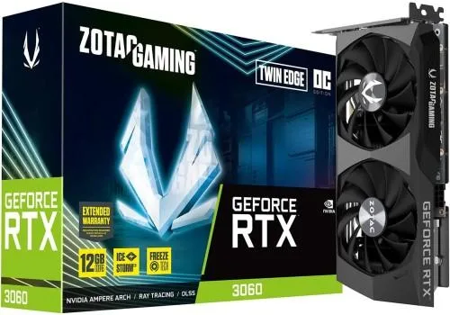 ZOTAC Gaming GeForce RTX 3060 cooling fan