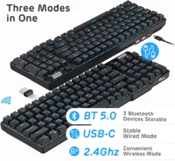 3 modes in 1 keyboard