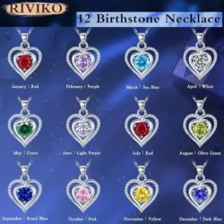 12 birthstone necklace