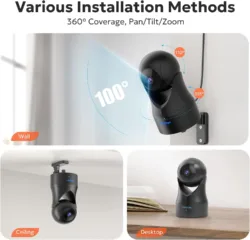 Camera can be installed easily
