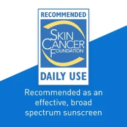 recommended by Skin cancer foundation