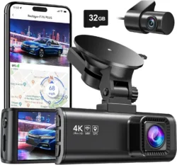 REDTIGER Dash Cam Front Rear