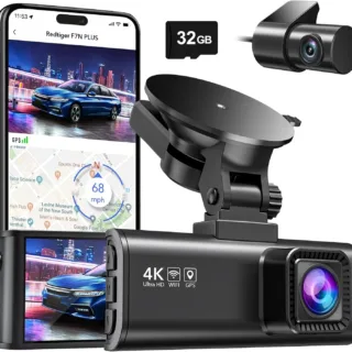 REDTIGER Dash Cam Front Rear