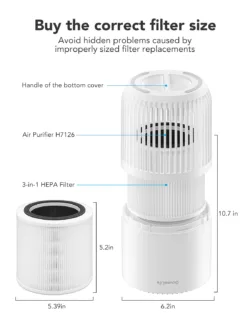 Buy the correct filter size