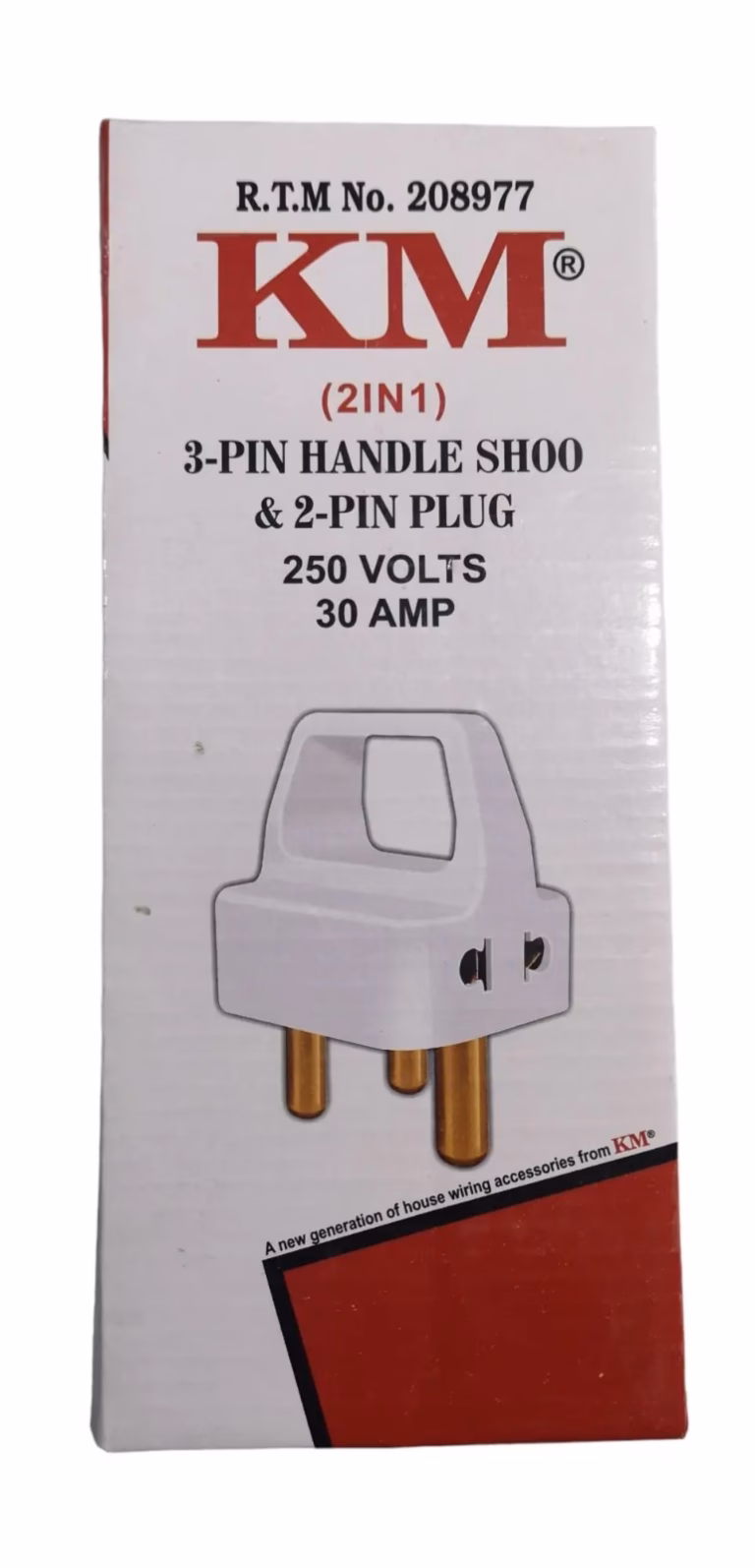 KM 3 pin handle shoo